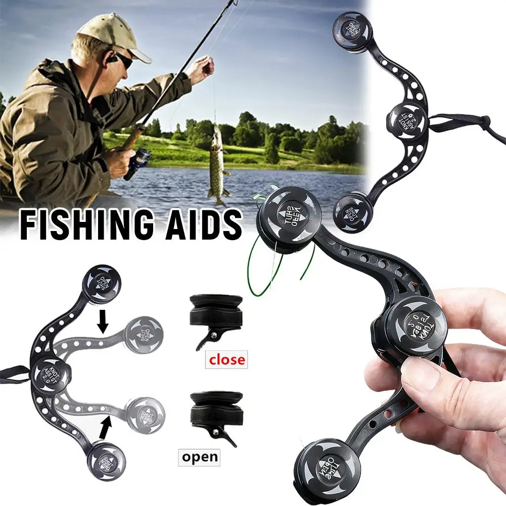 جهاز تجليد الأسلاك السريعة لصيد الأسماك البحرية Luya سلك أمامي GT جهاز ربط الأسلاك الأمامية اليدوي أداة مساعدة عقدة سريعة #2