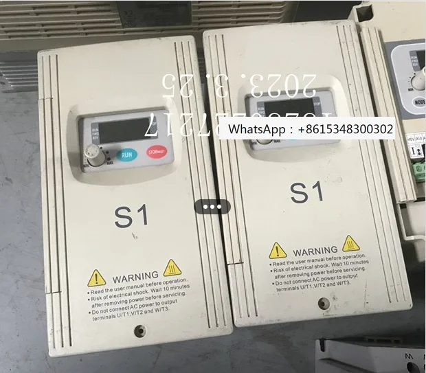 Dismantling VFD-S1 frequency converter VFD022S43D 2.2KW 380V physical shooting function packaged in stock