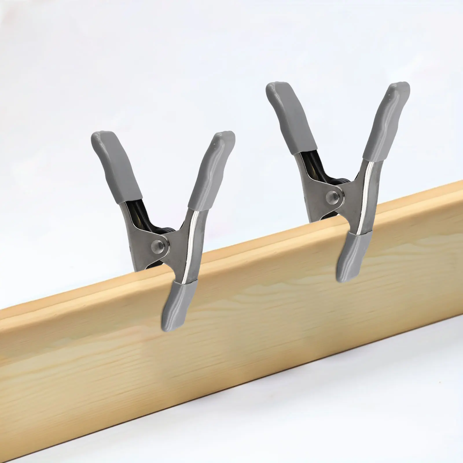 4 بوصة الثقيلة الصلب المعادن الربيع المشابك كليب Diy بها بنفسك النجارة استوديوهات الصور تأمين قوة إضافية التخييم ماكس افتتاح الفك #4