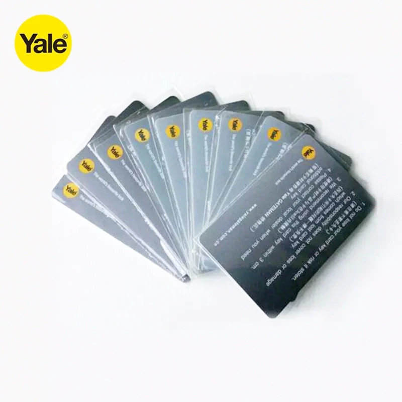 Access Control IC Cards Smart Door Lock SMONET 13.56MHz RFID Key Fob for YALE Lock Deadbolt Keyless Entry Contactless Key