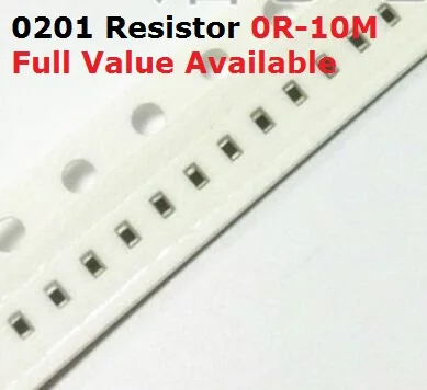 500 Cái/lốc Chip SMD 0201 Điện Trở 4.3 M/4.7 M/5.1 M/5.6 M/6.2 M /Ohm 5% Kháng 4.3/4.7/5.1/5.6/6.2/M Điện Trở 4M3 4M7 5M1 5M6 6M2