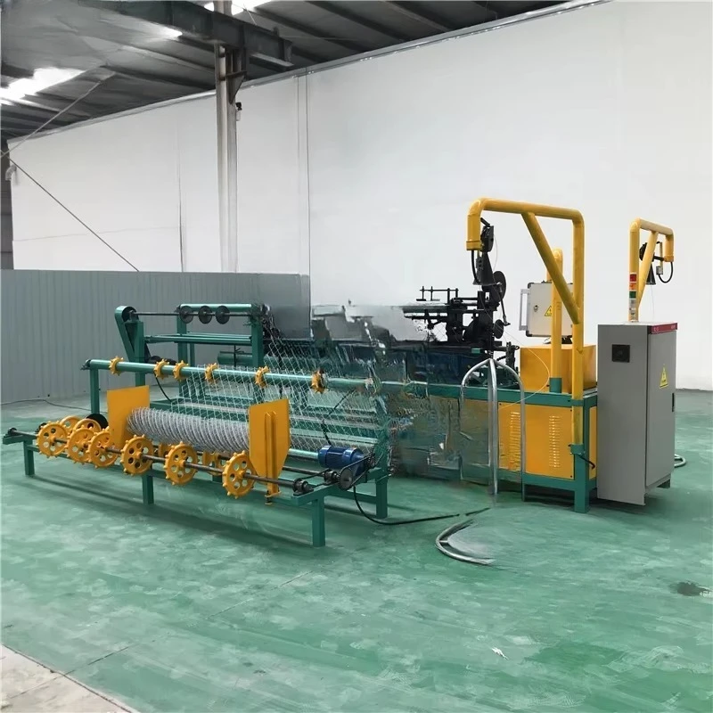 Automatic Double Wire Chain Link Fence Wire Netting Machine