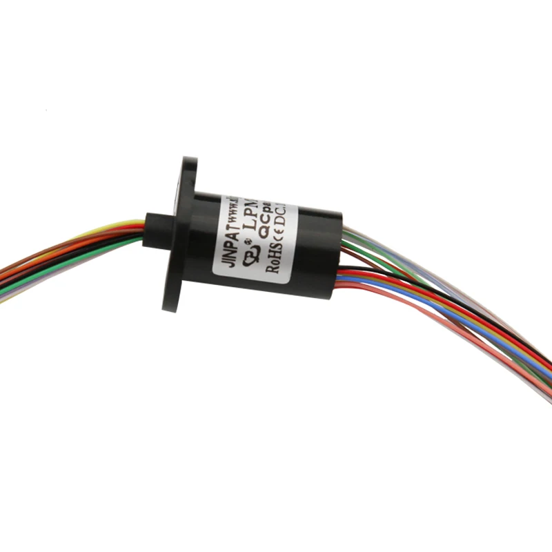 JINPAT  Slip Ring LPM-18C 18 Circuits 300RPM Low Torque Very Low Contact Resistance Compact Structure USB for Mechanical