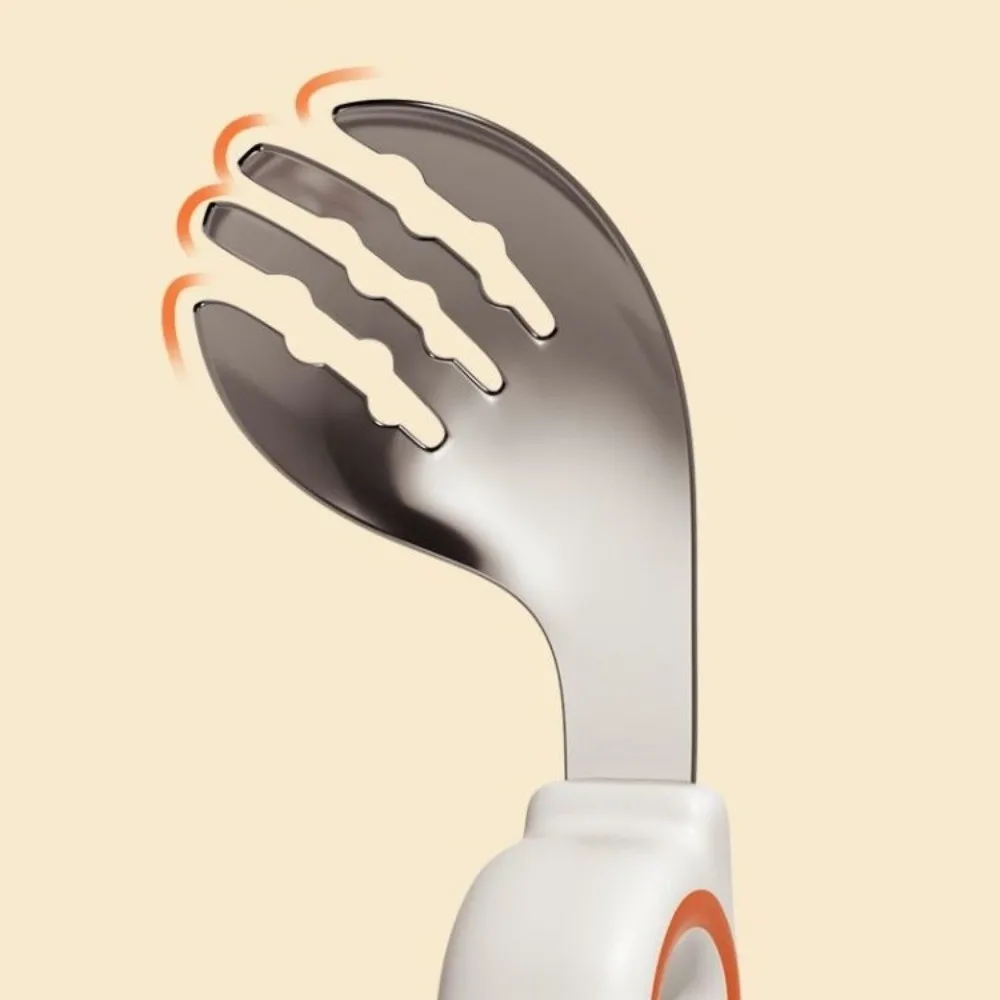 Silicone Baby Fork and Spoon Set 316 Stainless Steel Self Feeding Baby Cutlery Short Handle Safe Child Tableware Training Eating