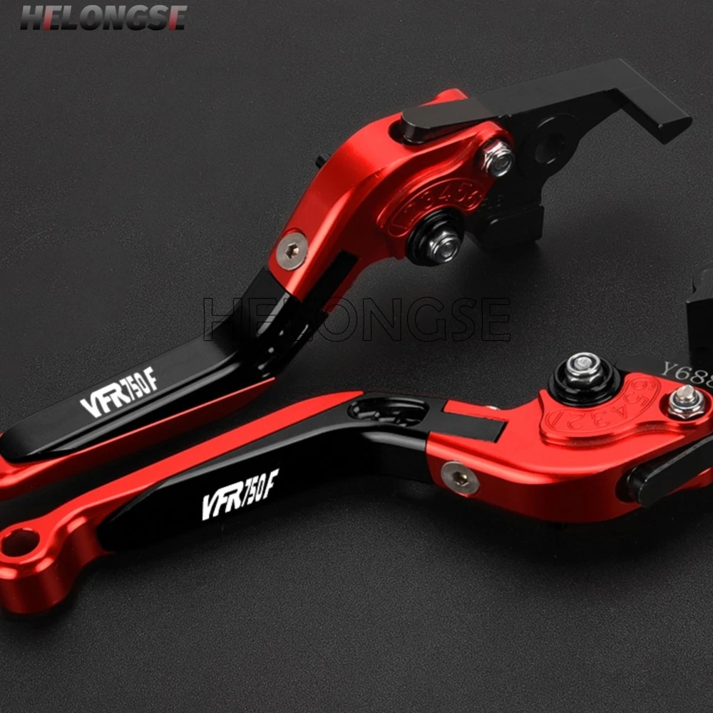 

For HONDA VFR750 VFR 750 FH FV VFR750F 1986-1996 1997 1998 1998 1987 Motorcycle Adjustable Brake Clutch Lever Handle Bar Grips