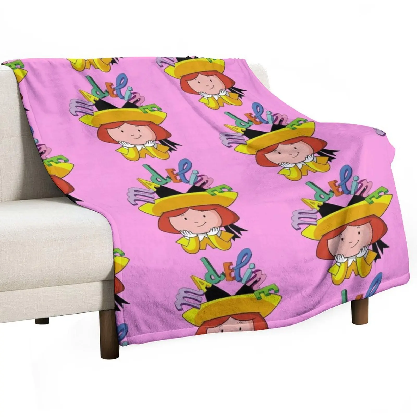 

cartoon madeline smile -cartoon kids gift Throw Blanket Winter beds Summer Beddings Soft Decoratives Blankets