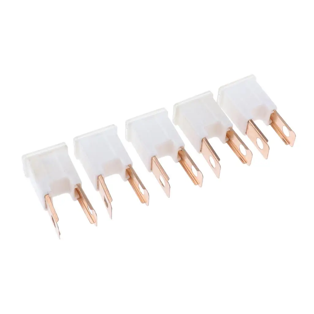5 Pieces Auto Car FLK-M 32V Male Straight Long PAL Fuses 30A 60A 80A 100A 120A