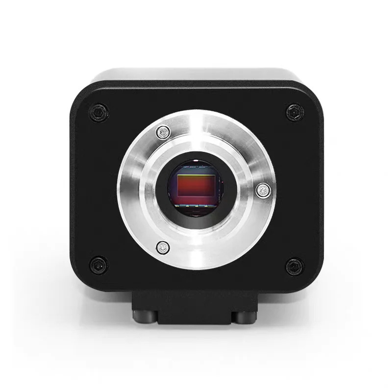 8MP 4K Stereo Digital Microscope Camera with Measurement Function Network/USB Multi-outputs C-mount CMOS Lab Camera