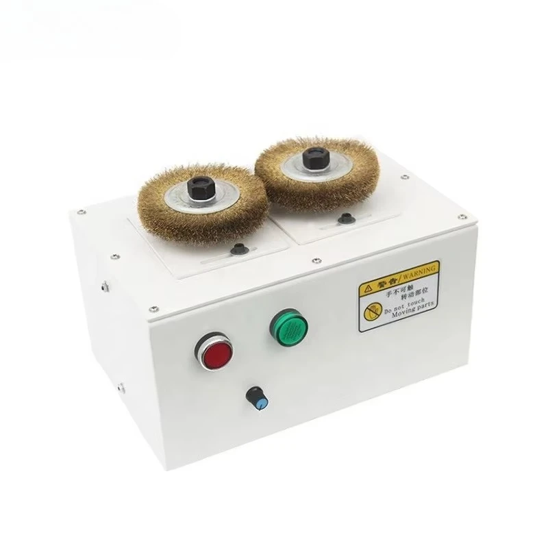 EW-1010 Shielded Cable Stripping Machine Shielding Wire Brush Machine Automatic Cable Shielding Brushing Machine