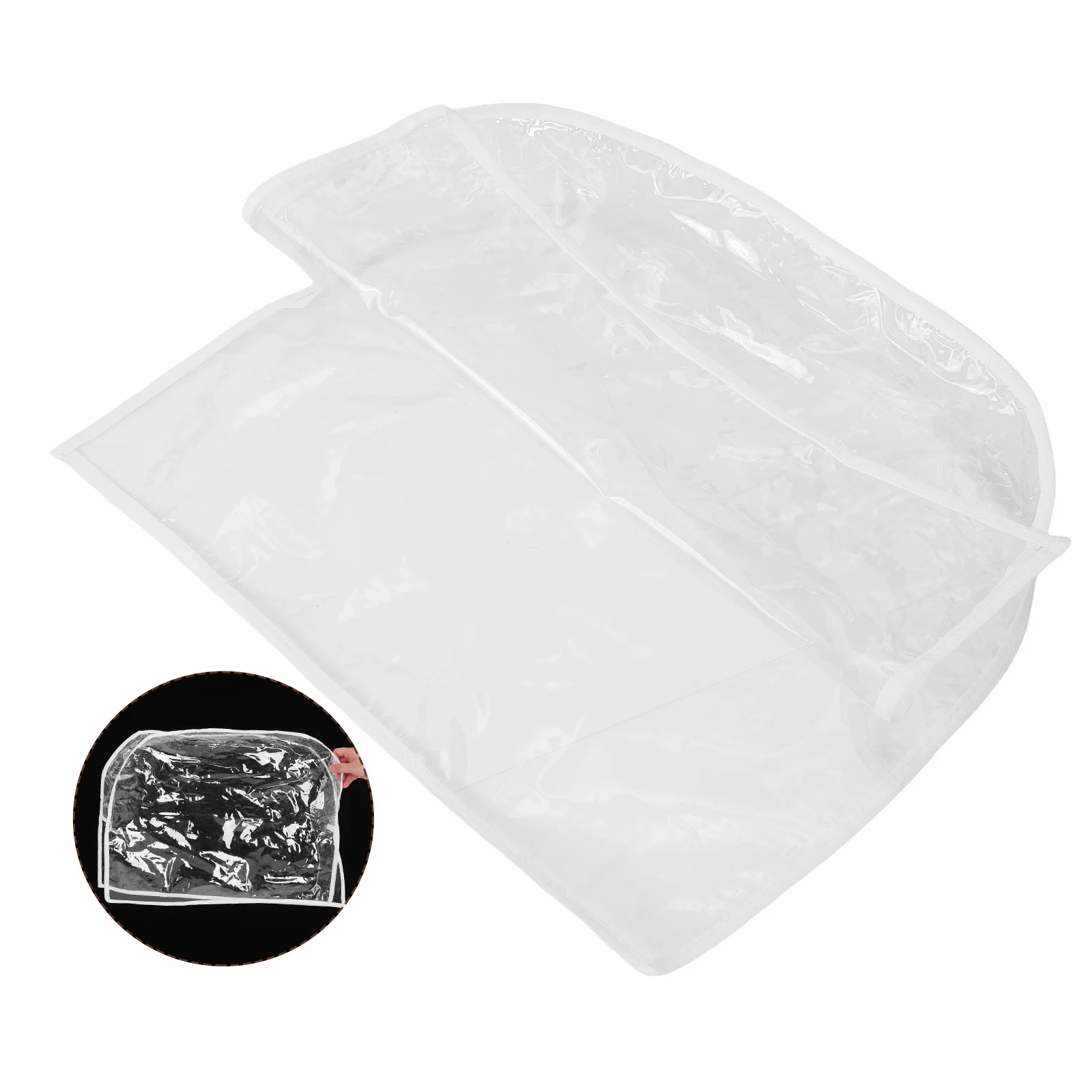 

Salon Chair Cover 51X40X12Cm Clear Waterproof Plastic Back Protector For Hairdressing Spa Styling Chairs Slipcover