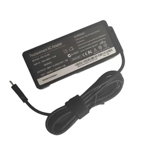 Pengisi Daya Laptop Adaptor Daya 20v3.25a 65w Tipe-c Baru untuk Lenovo Thinkpad X1 Karbon X270 X280 T580 P51s P52s E480 E470 S2 10 pengisi daya laptop penjualan terbaik - №