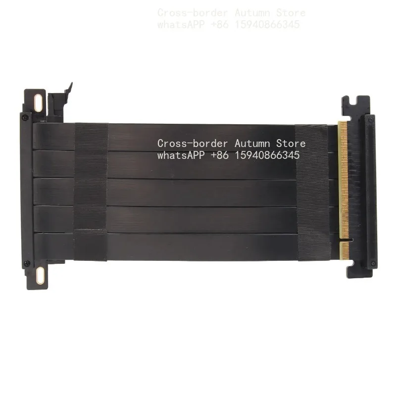 GPU 연장 케이블 안정적인 PCIE 4.0 X16 연장 리저 케이블 180도 고속 플러그 앤 플레이 RX 7800 XT용 RX 7600용 썸네일 3