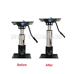 27-32cm 34-46cm 39-58cm 52-68CM Height Adjustable Boat Seat Pedestal Mount Stand aluminum alloy base Attachments