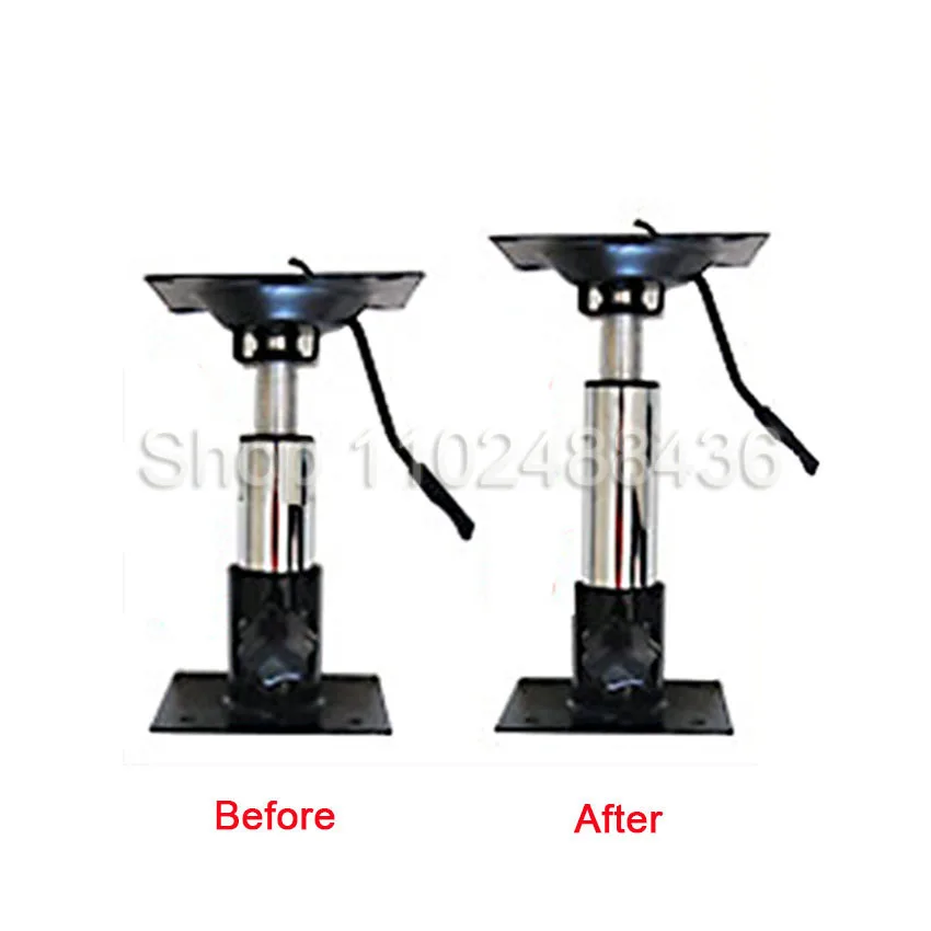 27-32cm 34-46cm 39-58cm 52-68cm Height Adjustable Boat Seat Pedestal Mount Stand Aluminum Alloy Base Attachments