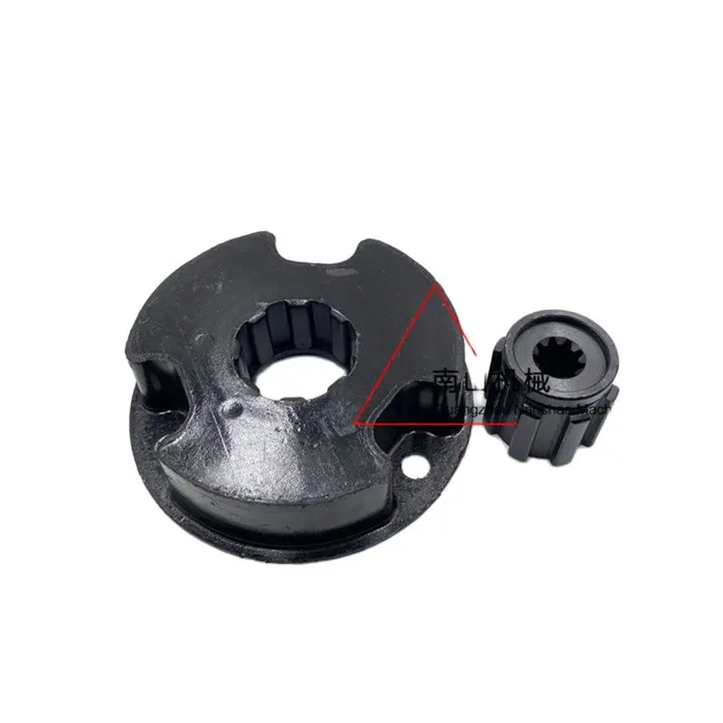 Connection Plate Spline Tooth Coupler Connection Rubber Excavator Hydraulic Pump Coupling 9 Teeth For Yuchai YC13 20