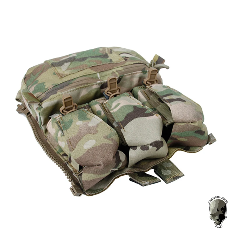 TMC FPC Style Vest Special Zipper Back Panel Pouch Tactical Backplane Bags Multicam TMC3549