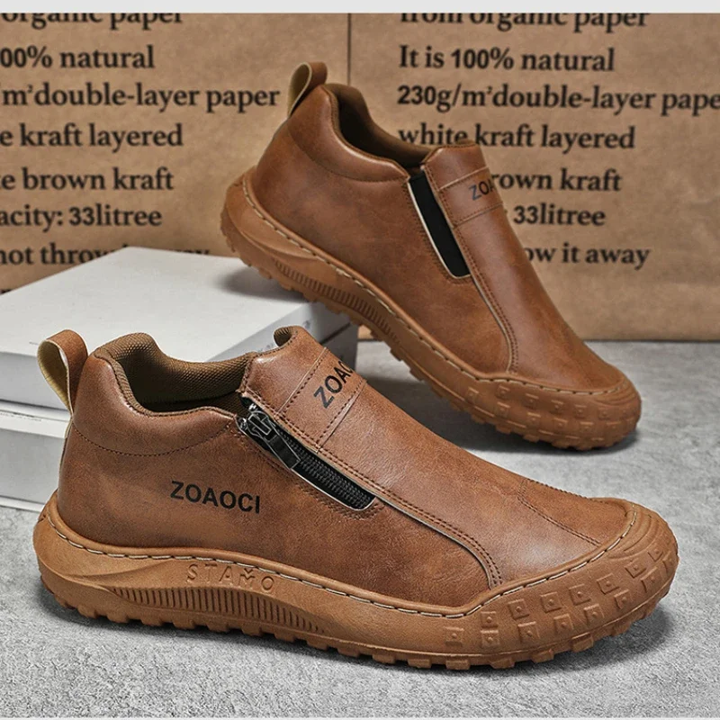 

Shoes for Men Breathable Non-Slip Durable Casual Sneakers Fashion Comfortable Man Loafers Light Slip-On Man Shoe Tenis Masculino