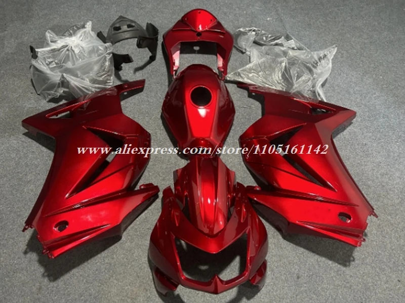4Gifts New ABS Motorcycle Whole Fairings Kit Fit For KAWASAKI EX250 Ninja 250R 2008-2012 Bodywork Set Custom Red