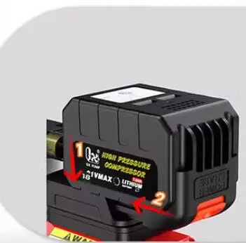 2027 Portable 30MPA High Pressure Inflatable Pump Machine Air Compressor 18V lithium battery air cooling