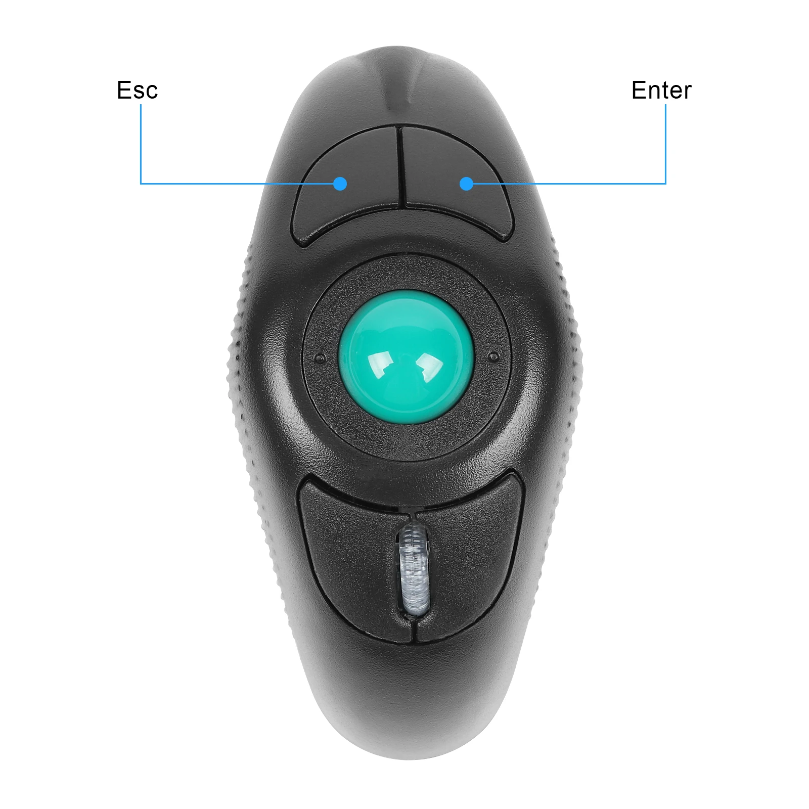 Imagem -03 - Rato sem Fio do ar de 2.4ghz Usb Trackball Laser Mause Handheld Polegar-controlado Ratos para Apresentação Ppt Professor