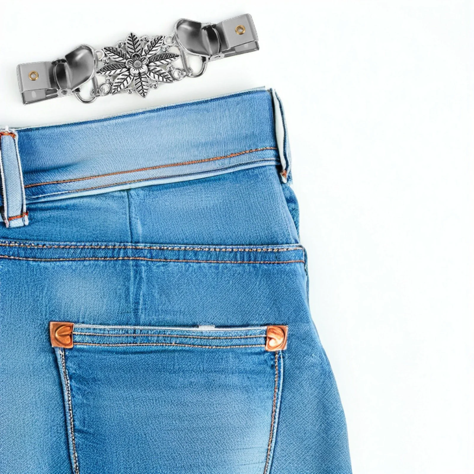 Hebillas para bufanda para mujer, 2 uds., Retro, Vintage, Floral, aleación de Zinc, suéter, chal, Clips, Collar, broche para vestido, accesorios de ropa de moda