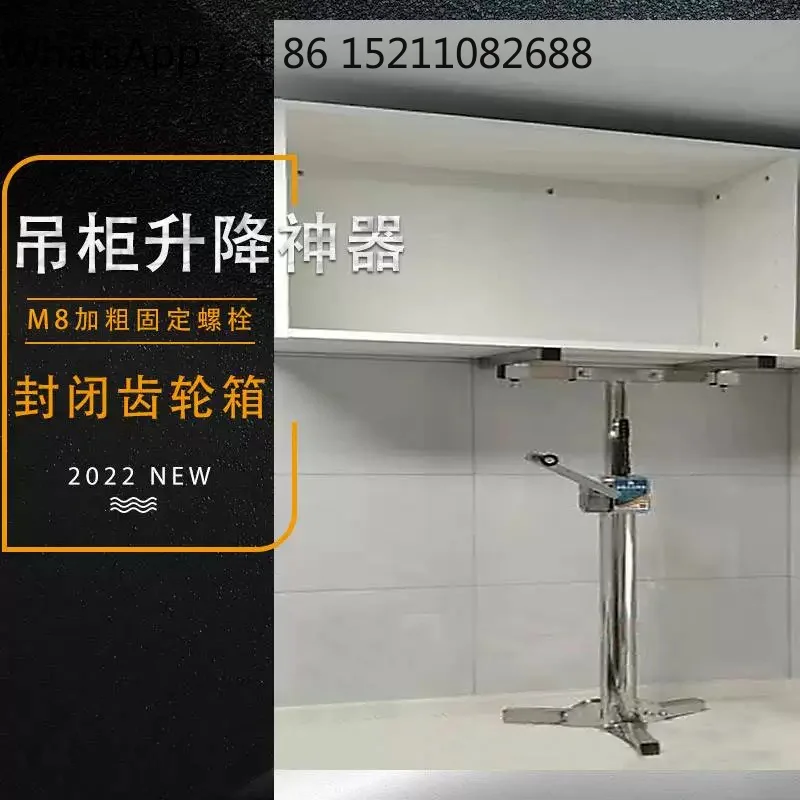 LLY Cabinet Hanging Cabinet Bathroom Cabinet Installation Bracket Support Artifact Lift Thickened Stainless Steel Folding