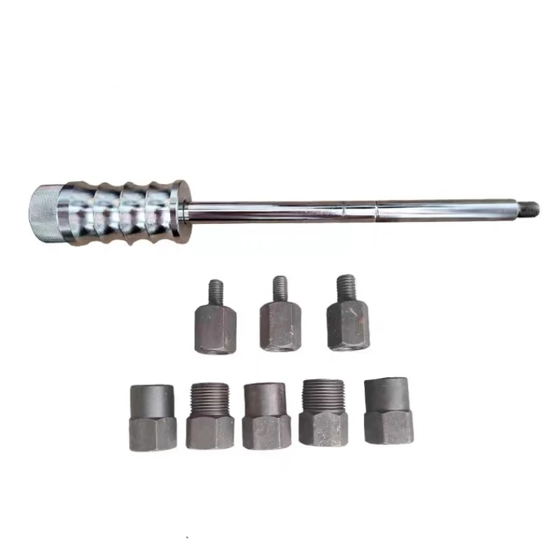 Diesel Common Rail Injector Puller with Slide Hammer 8pcs Joint Fuel Injector Pull Out Repair Tool