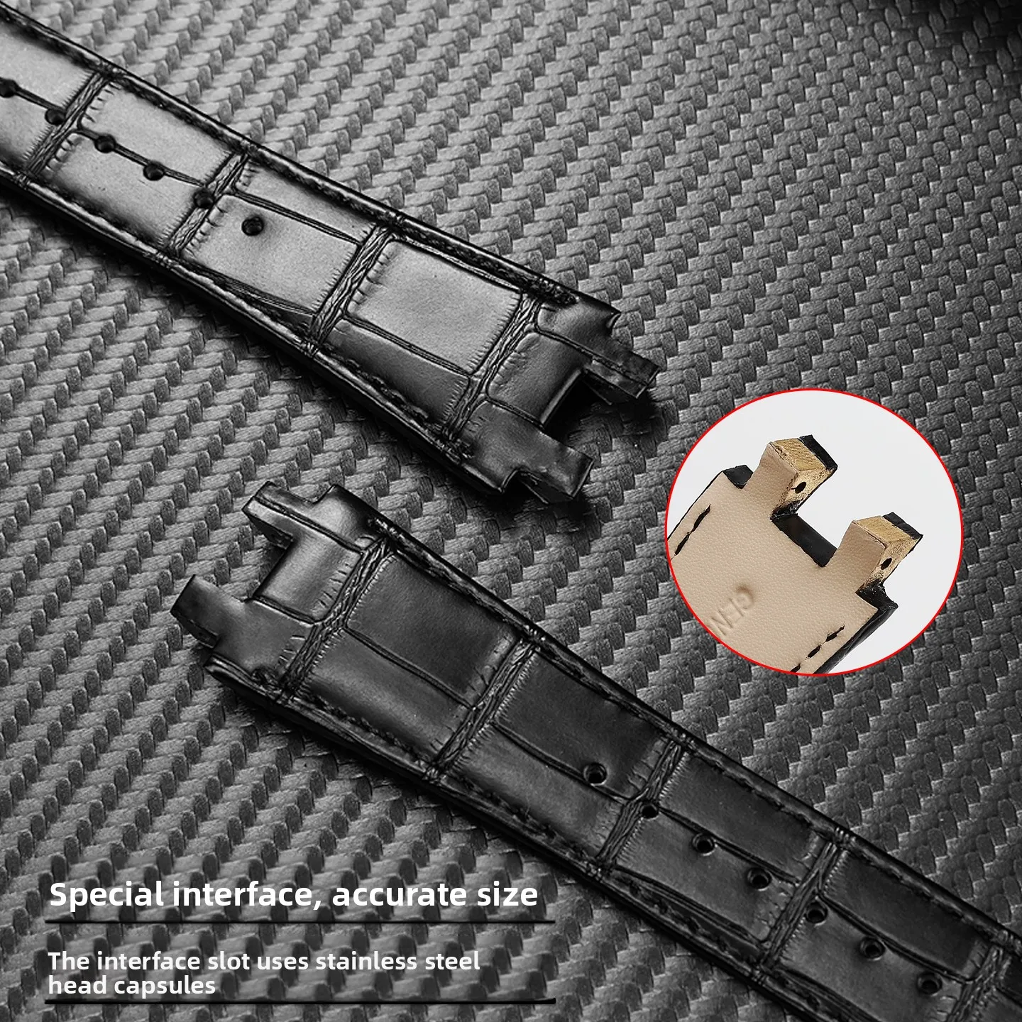 Correa de piel de vaca para Ulysse Nardin BLAST Series 243, administrador náutico 246, correa de reloj de cuero genuino, pulsera de 26mm para hombre