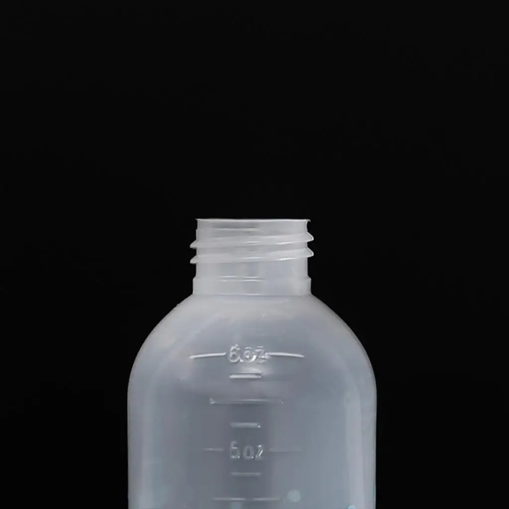 مشط زجاجة الصباغة الفارغة سعة 120 مل، أداة توزيع الألوان