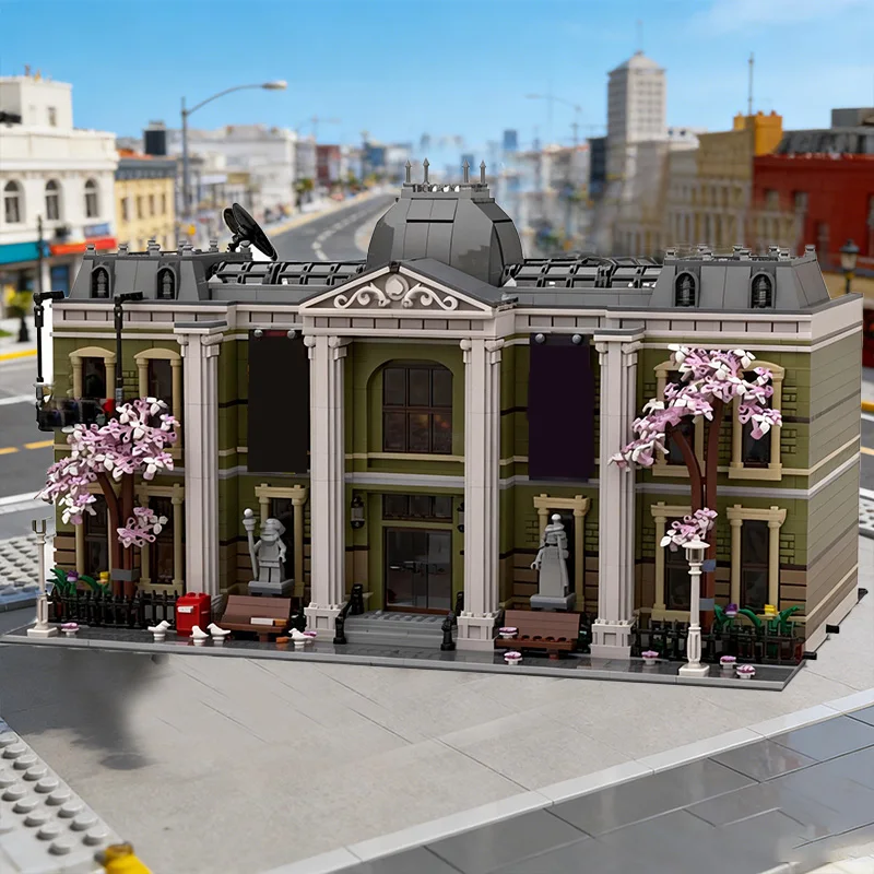 6863 PCS City Engineering Double Natural History Museum MOC Customize Modular Building Block Creative DIY Boy Toy Christmas Gift