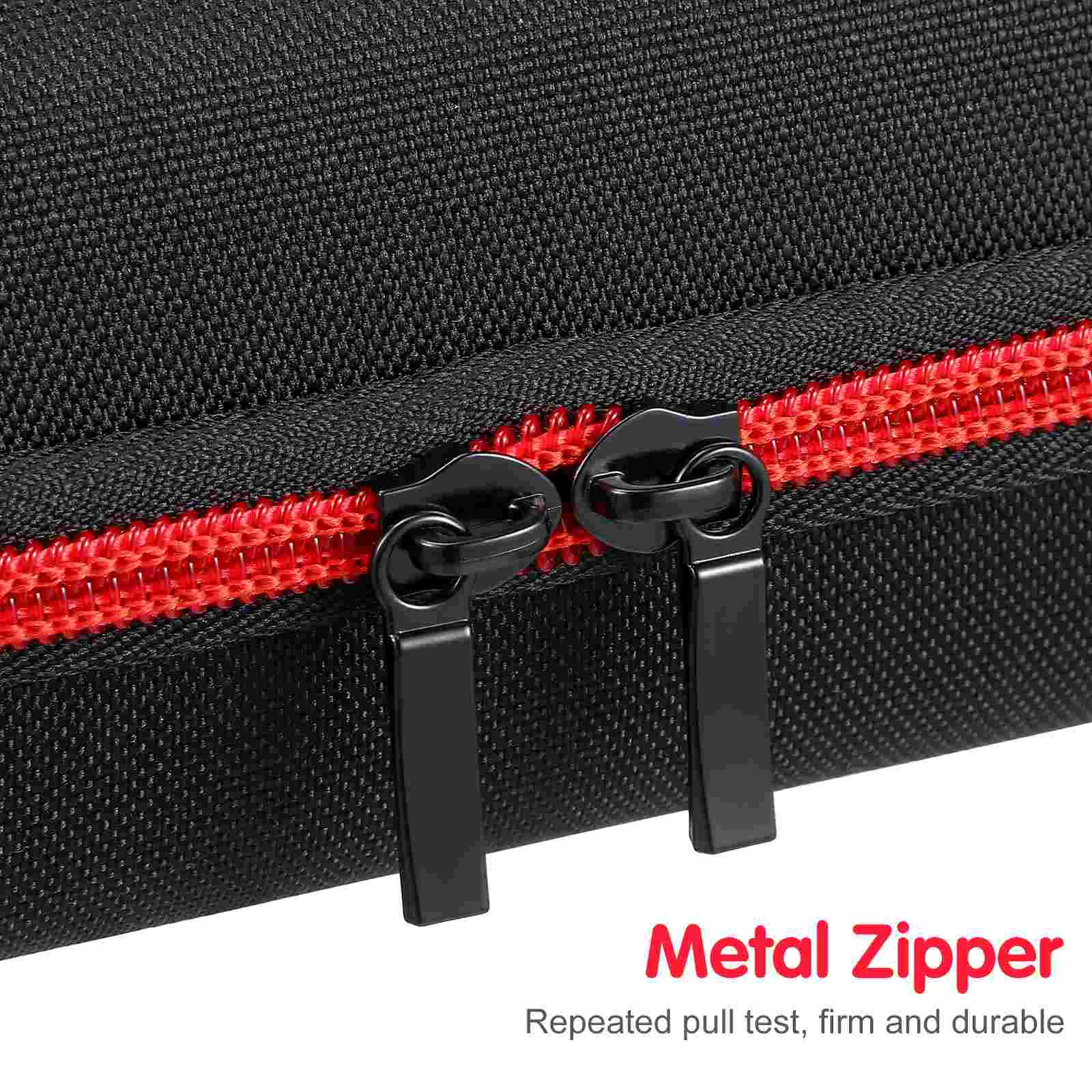 Large Capacity Wireless Microphone Bag EVA Material Mic Case Storage Pouch With Handle Portable Audio Accessories Zipper Mic