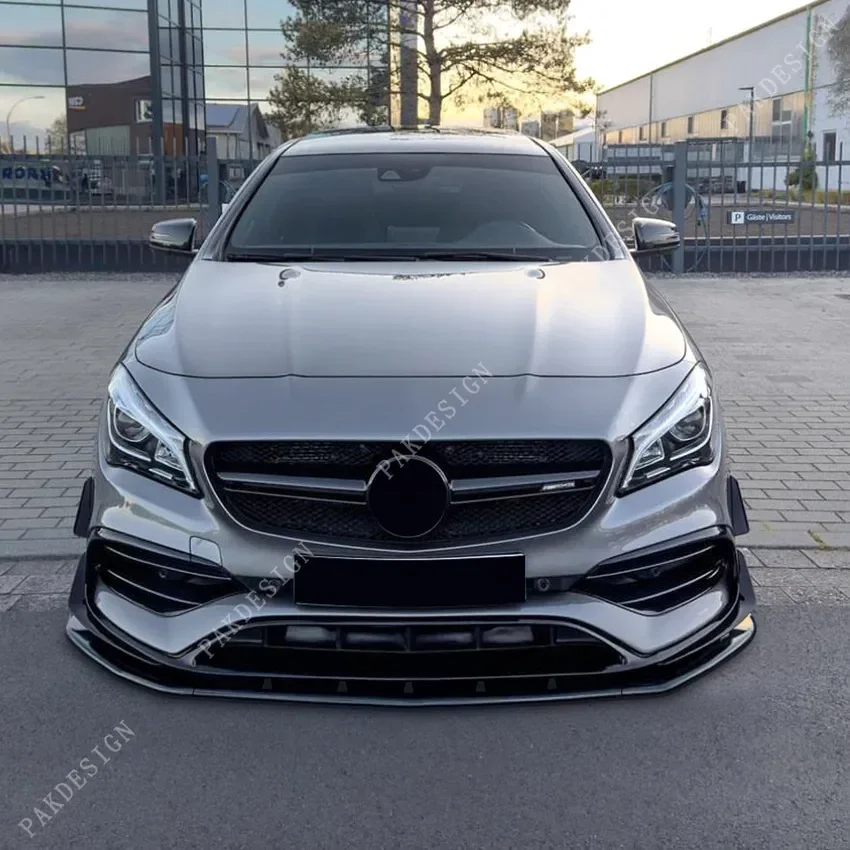 

Разветвитель для губ переднего бампера, диффузор для Mercedes Benz CLA Class C117 CLA200 CLA220 CLA250 CLA45 AMG 2015 2016 2017 2018, настройка