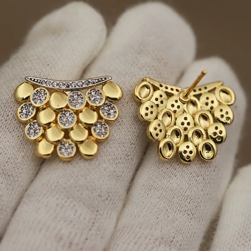 Women's Luxury Crystal Geometric Stud Earrings, Gift