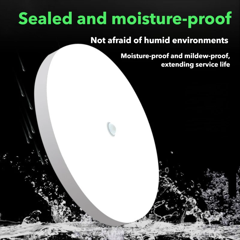Motion Sensor LED Ceiling Light Human Infrared Sensing Light Home Garage Attic Front Door Corridor Staircase Warehouse Light