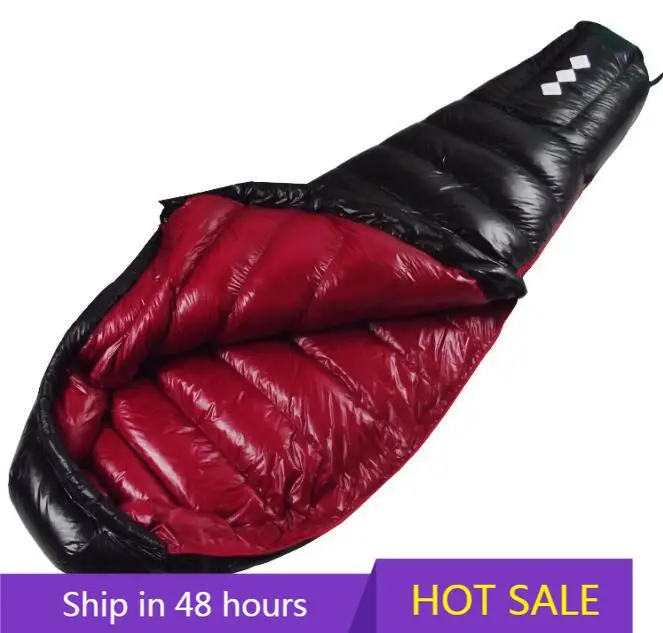 

YTYIN Actearlier Ultra Lightweight Single Mummy Sleeping Bag New Arrival Outdoor Camping Goose Down Ripstop Nylon Bag Comfortabl