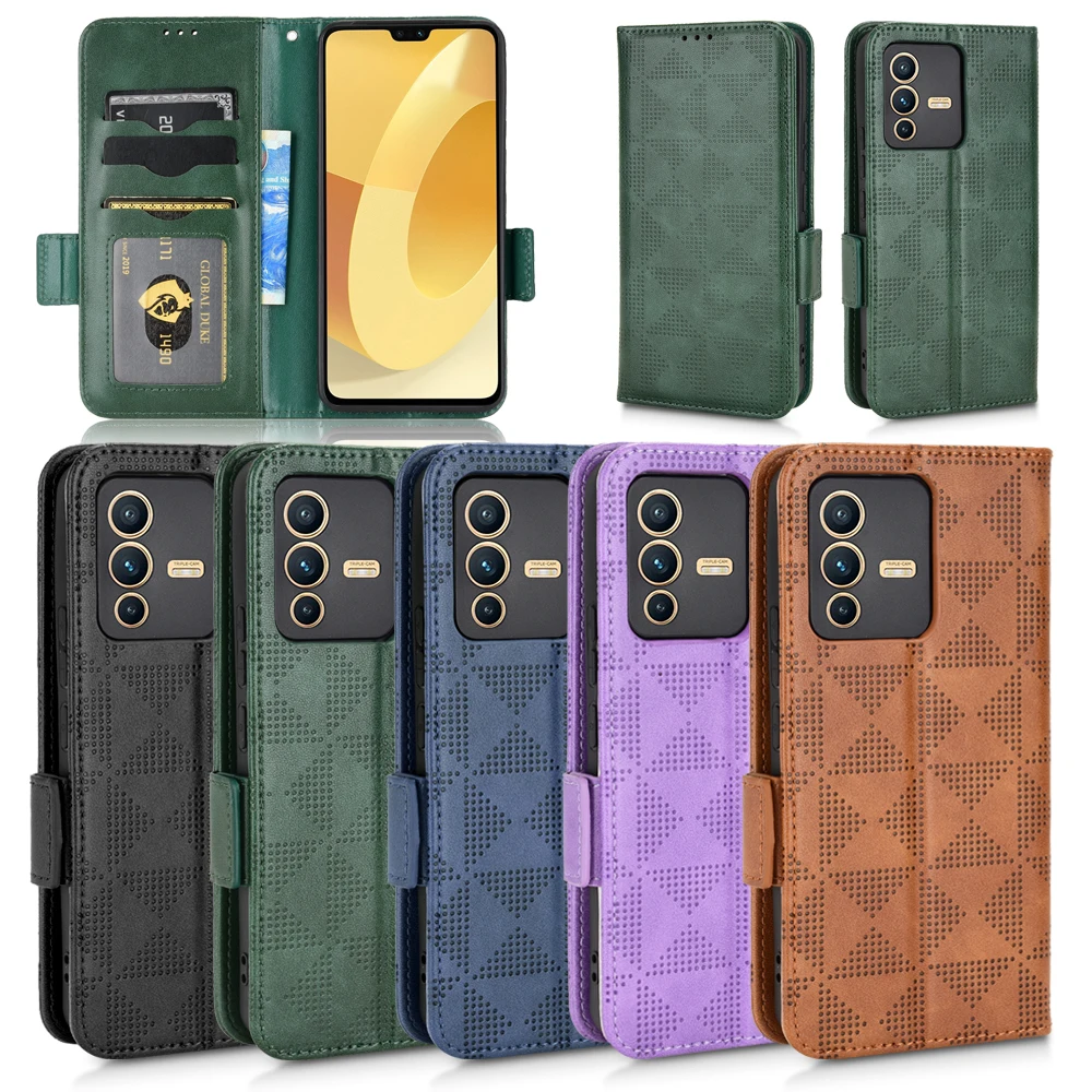 For VIVO S12 Pro Case Luxury Flip PU Leather Wallet Magnetic Adsorption Case For VIVO V23 5G S12Pro S12 S12Pro Phone Bags