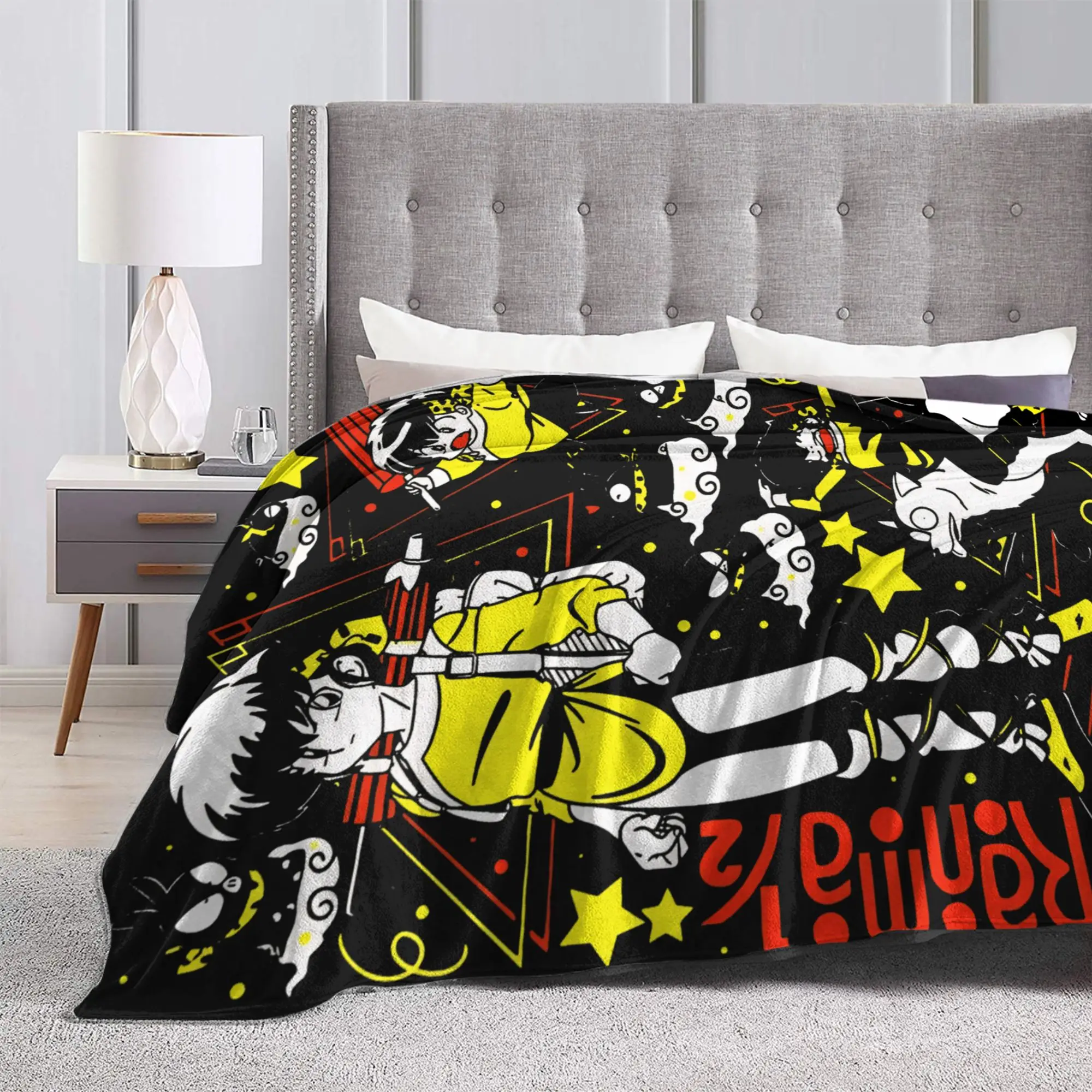 Ranma Saotome بطانية قطيفة الطفل Ryoga Hibiki الفانيلا رمي بطانية لغرفة النوم سوبر لينة تصميم جودة المفرش هدية