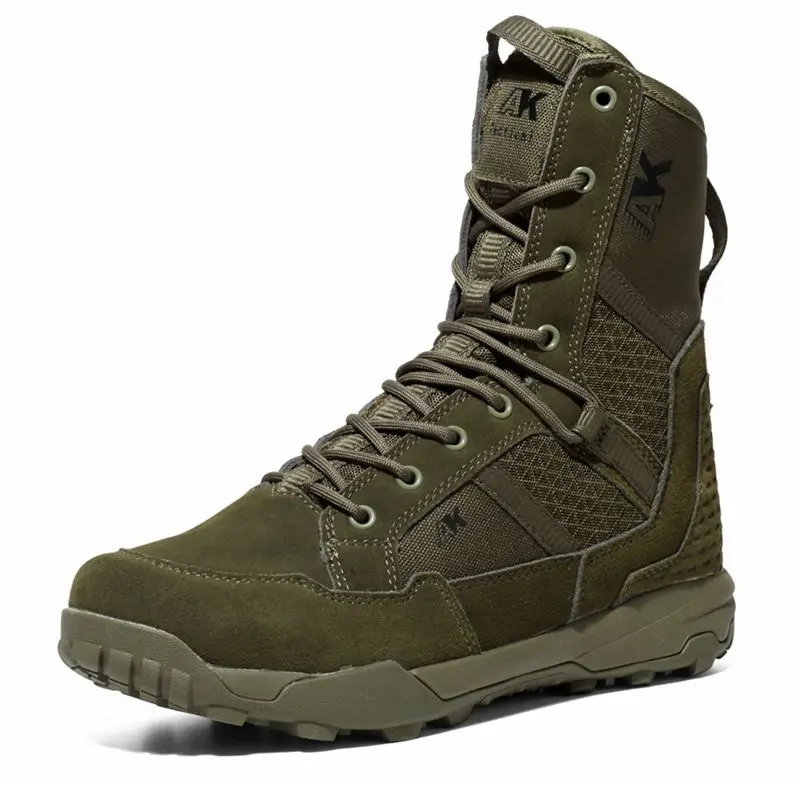 2024 New Men 8 Inch High-top Wear-resistant Non-slip Shoes High-top Desert Outdoor Breathable Boots