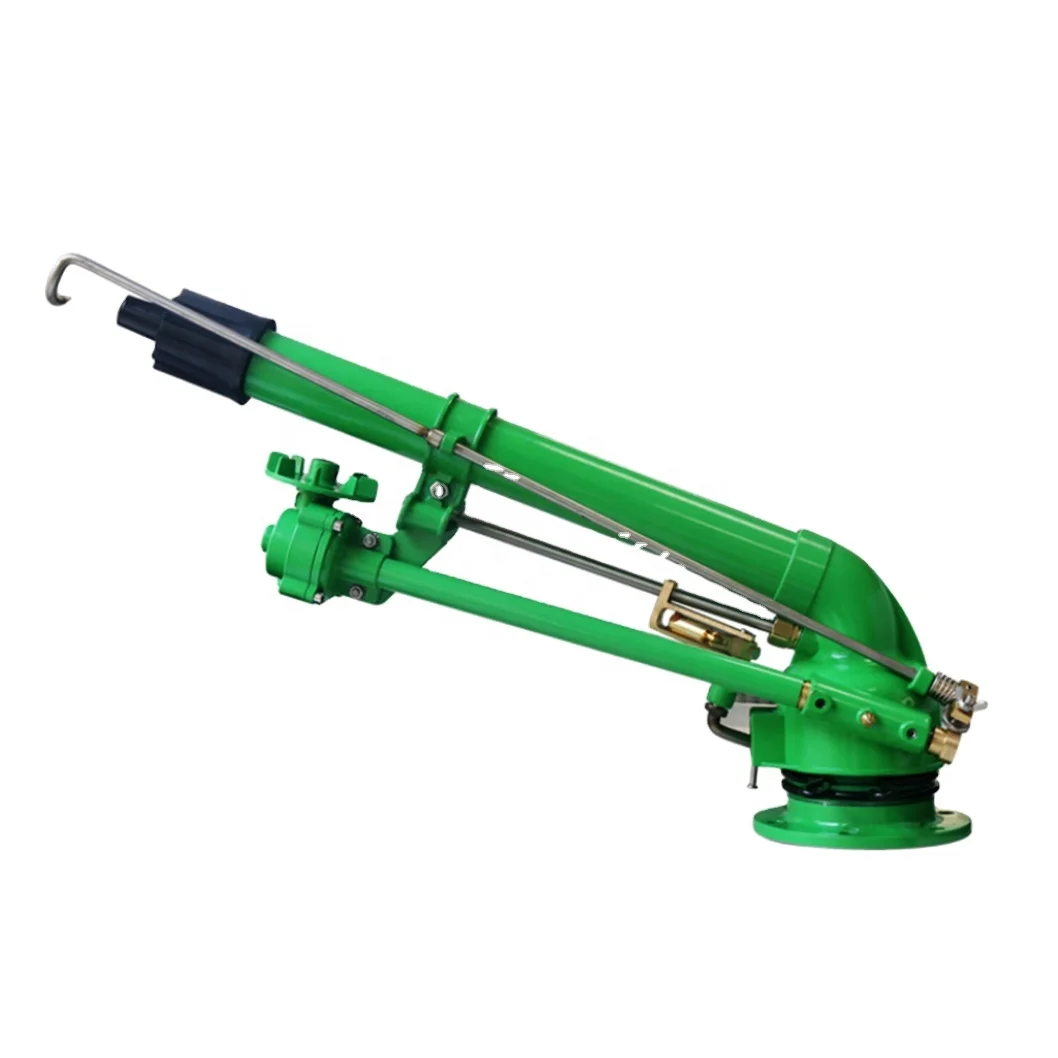 2 Inch Green  Rain Gun Long Range 26-53 m 360 Degree Rotary Irrigation Sprinkler