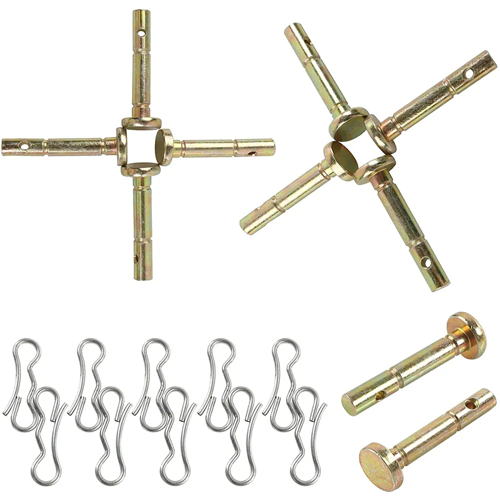 

10 шт. срезные штифты + 10 шт. шплинты для снегоочистителя-738-04124 и 714-04040, замена для снегоочистителей MTD