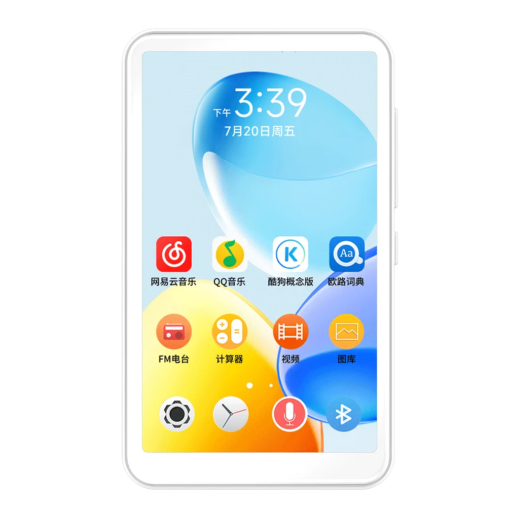 

Портативный медиаплеер с Wi-Fi, 4-дюймовым IPS-экраном, системой Android 10, поддержкой музыки и видео, стереодинамиком и диктофоном для путешествий