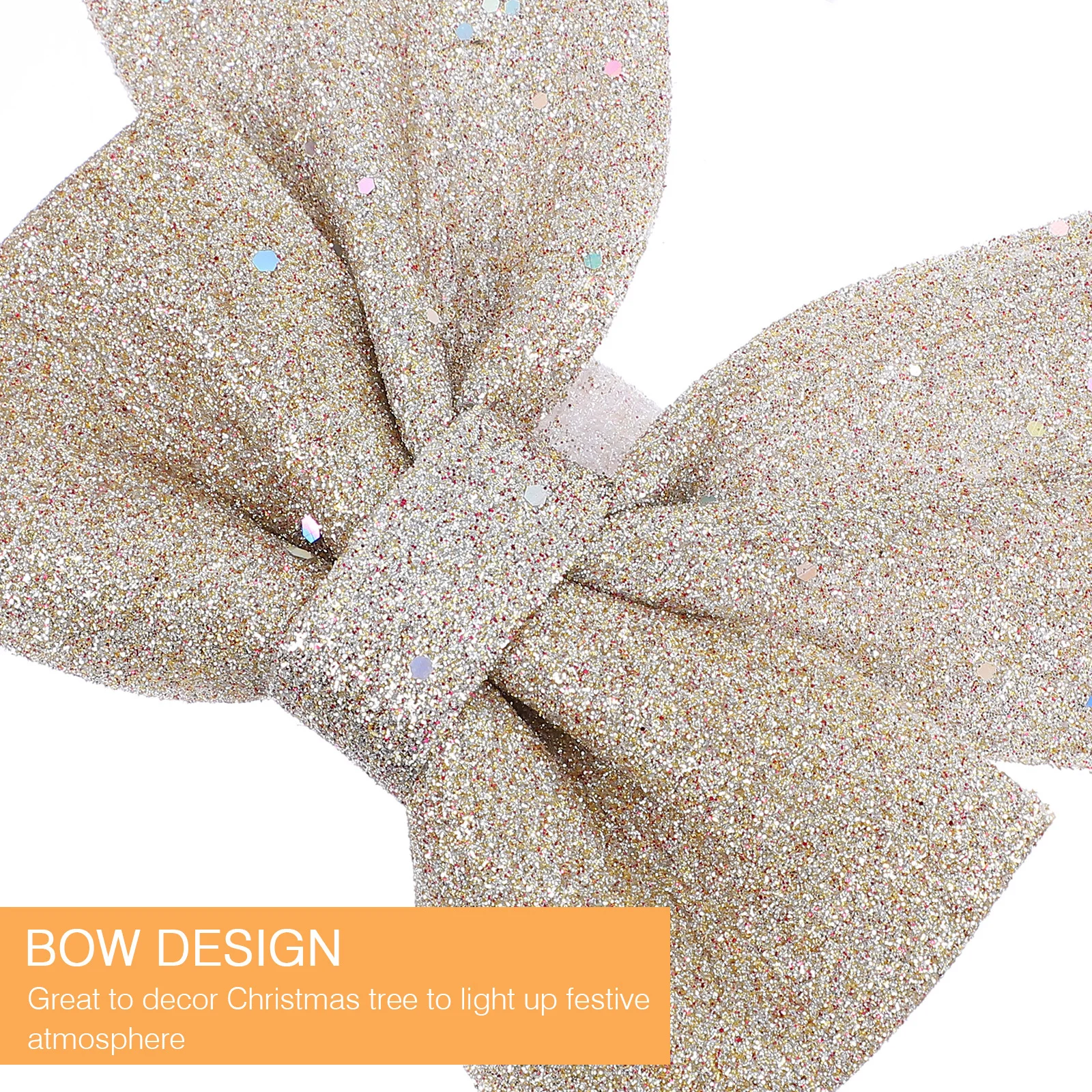 

6 Pcs Christmas Decor Bow Pendant Ornaments Bow-knot Tree Balls Decorations Bowknot