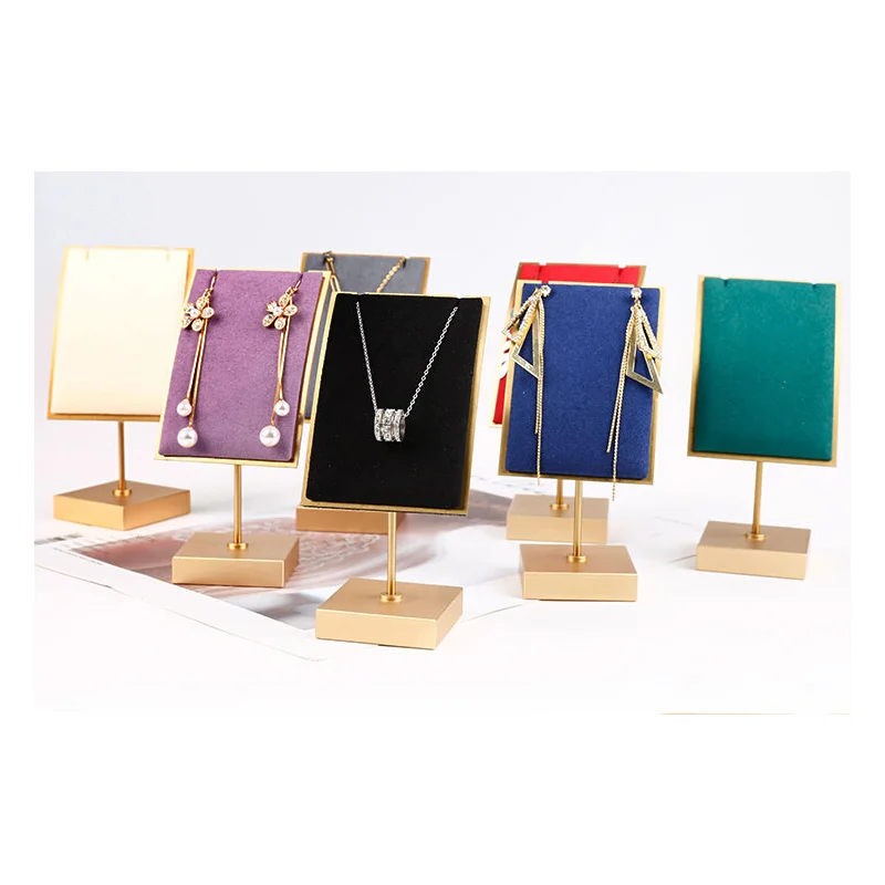 

High grade flannelette Necklace Display Rack jewelry jewelry display props jewelry pendant counter display storage rack