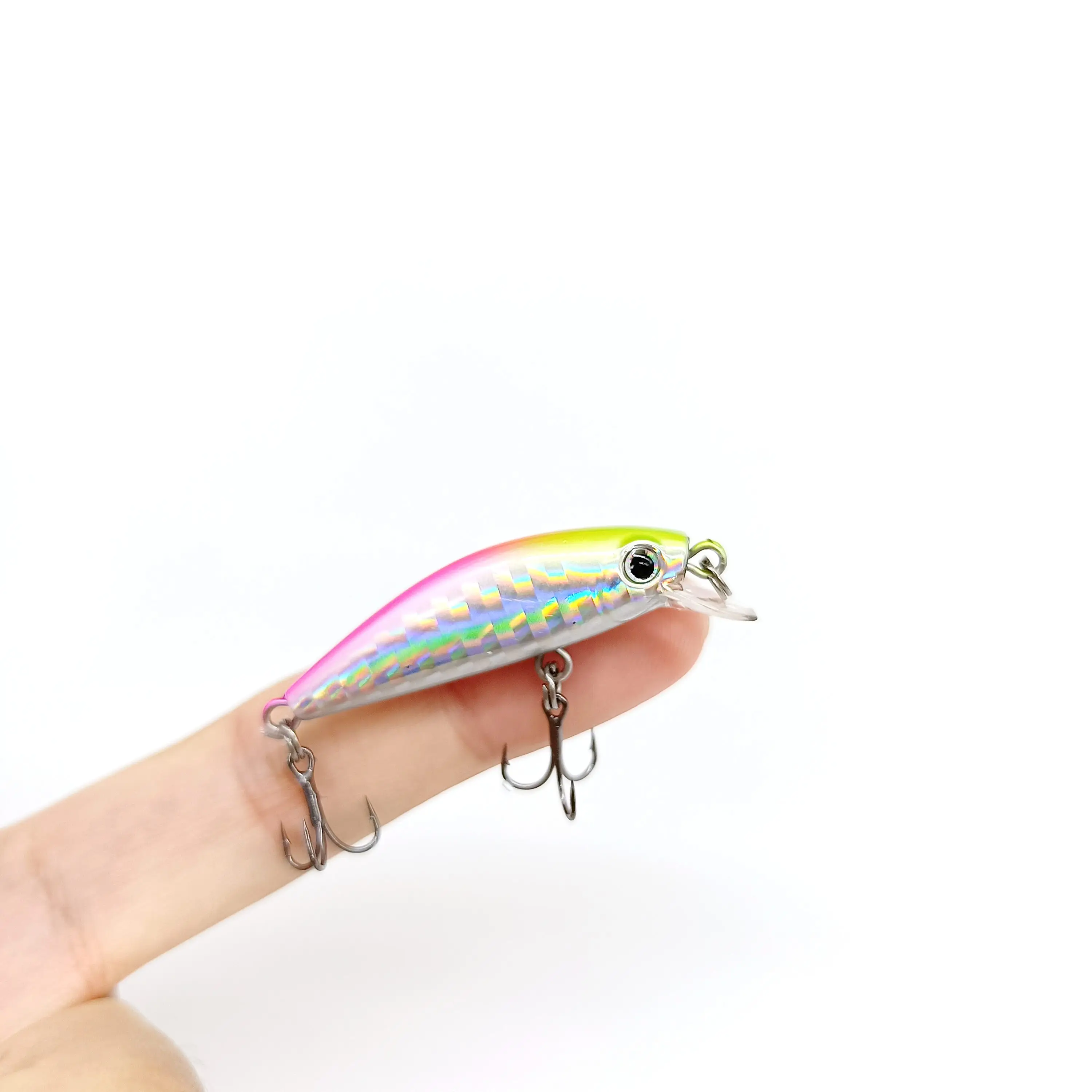 DUODUOYU 1PCS Small Sinking Minnow Wobblers Fishing Lures 2.5g/40mm Trout Artificial Hard Bait Jerkbait Crankbait Bass Tackle