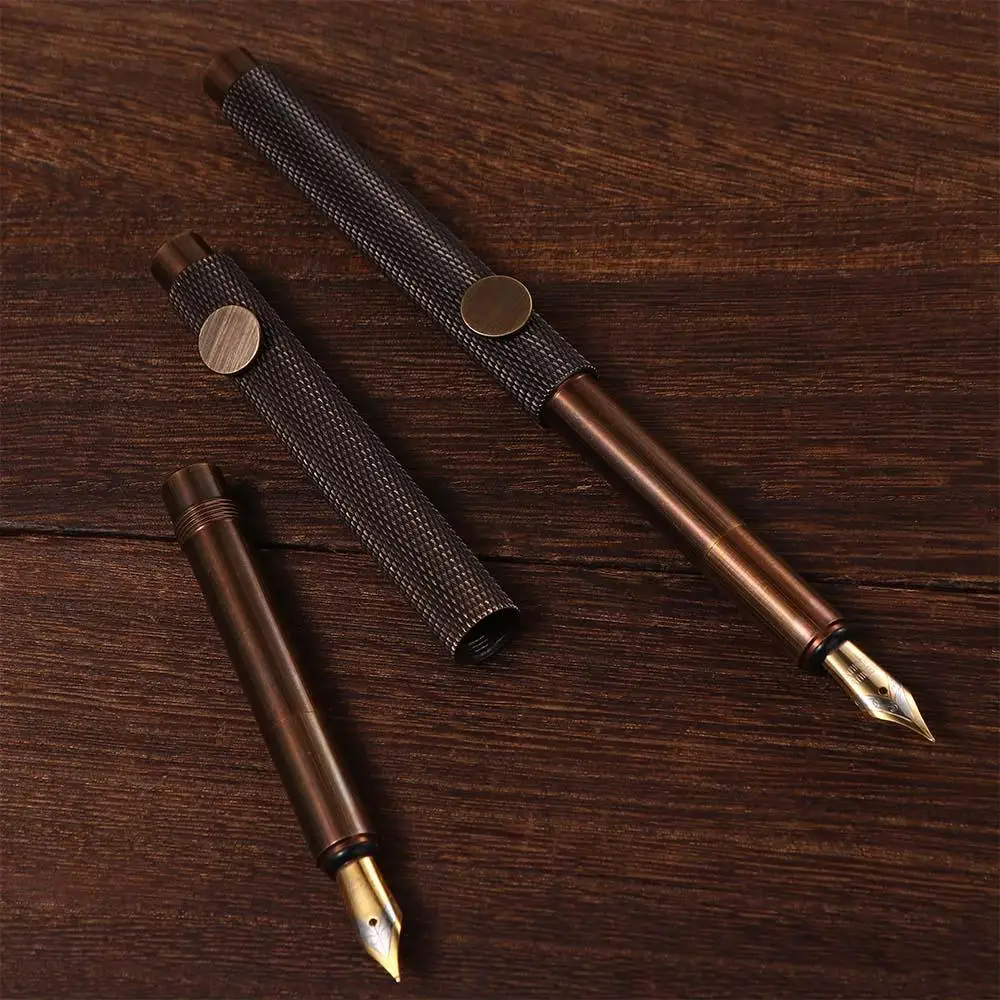 

Pen Gift Business Excellent Metal Luxury Stationery Fountain Pen Brass Fountain Pen Writing Pen Ink Pen