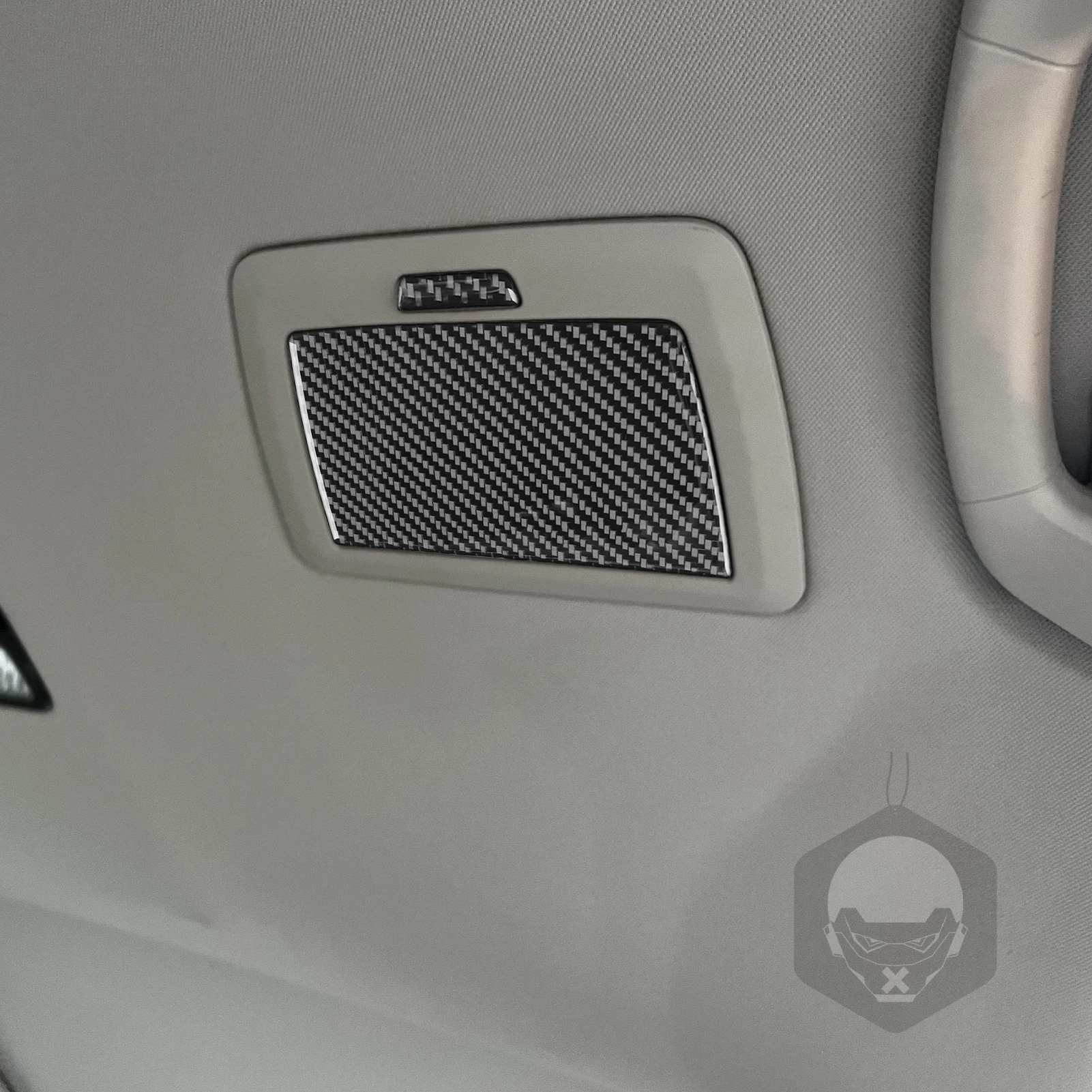 Carbon Fiber Car Accessories Rear Vanity Mirror Interior Trim Cover Soft Sticker For BMW 7 Series F01 730li 740li 750li 2009-14