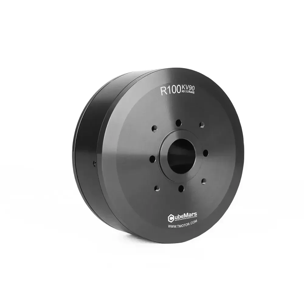 CubeMars R100 ブラシレス DC アウトランナーモーターフレーム 48V 外骨格ロボットモーター用ホールセンサー中空穴