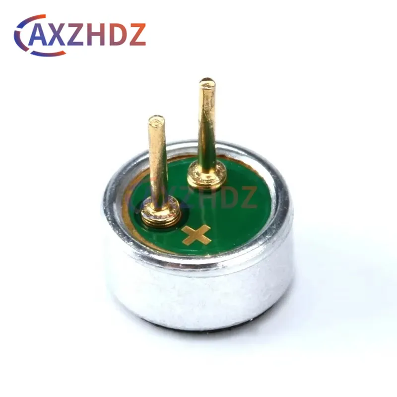 10PCS 6022 52DB Mic Electret Microphone Condenser Usd To MP3 The Recording Head 6×2.2mm 0.5mA 3V DC 2Pin Pickup 6*2.2mm