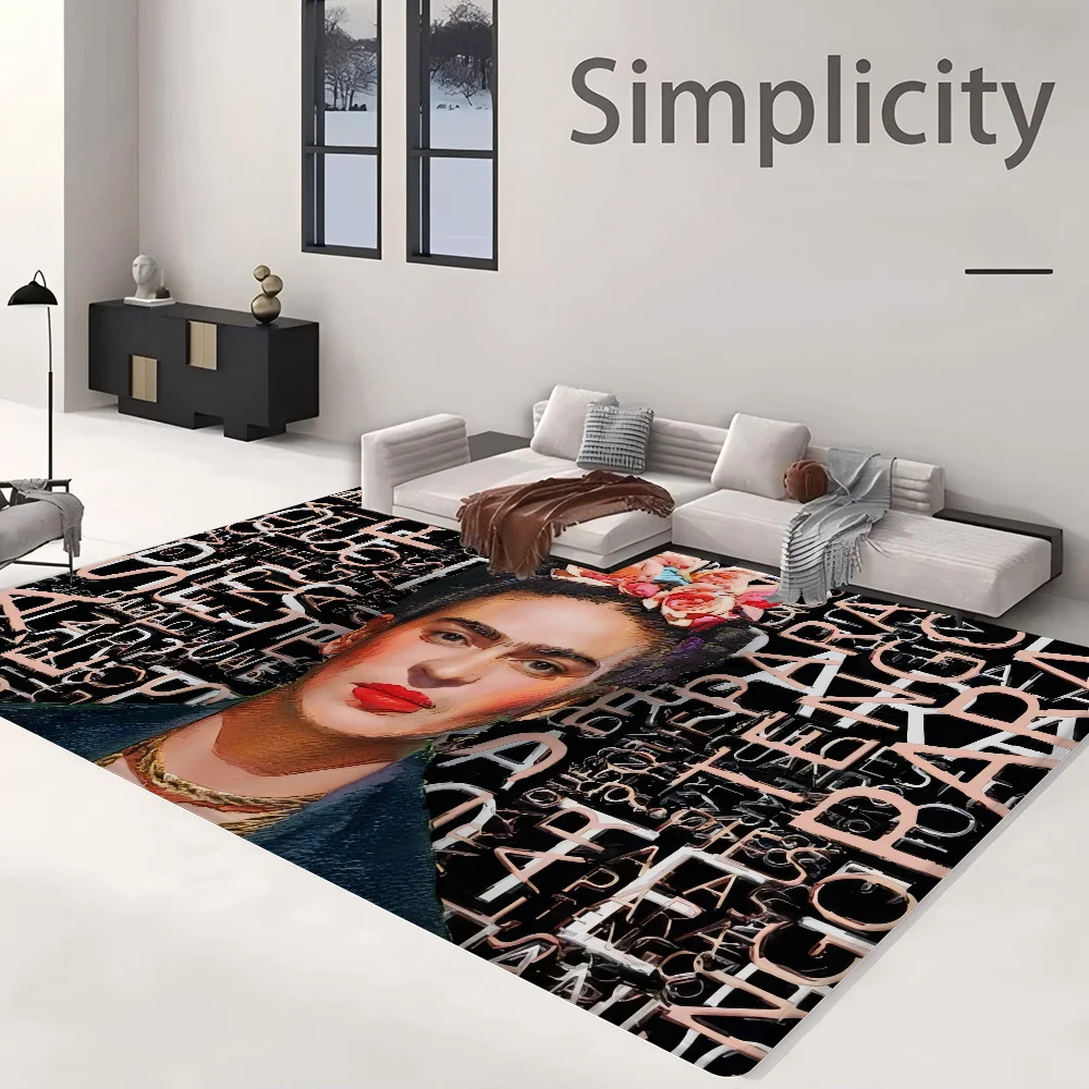 Mexican F-Fridas Floor Mat Rectangle Anti-slip Home Soft Badmat Front Door Indoor Outdoor Mat Hotel Decor Mat
