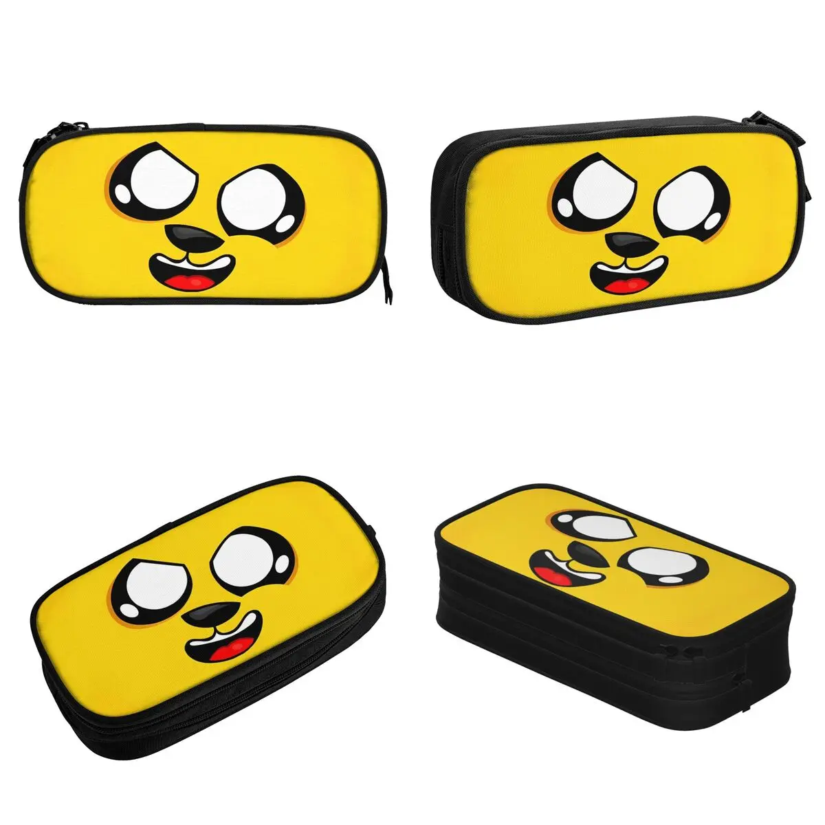 Cute Mikecracks Face Cartoon Pencil Case Game Pencilcases Pen for Girl Boy Big Capacity Bag School Supplies Gift Stationery